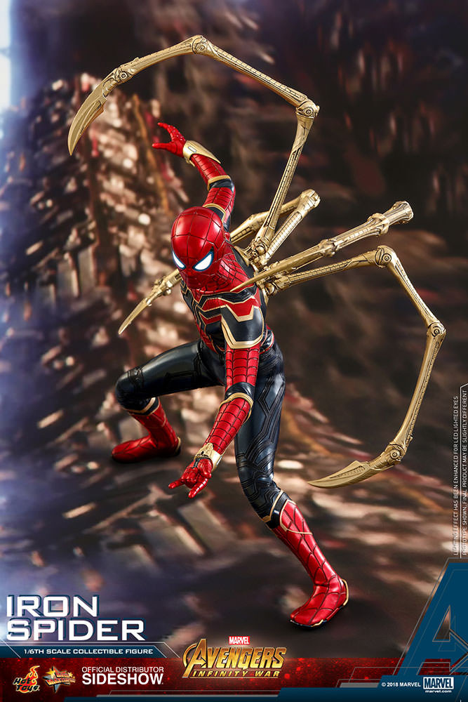 Hot Toys Avengers Infinity War Iron Spider Movie Masterpiece Series