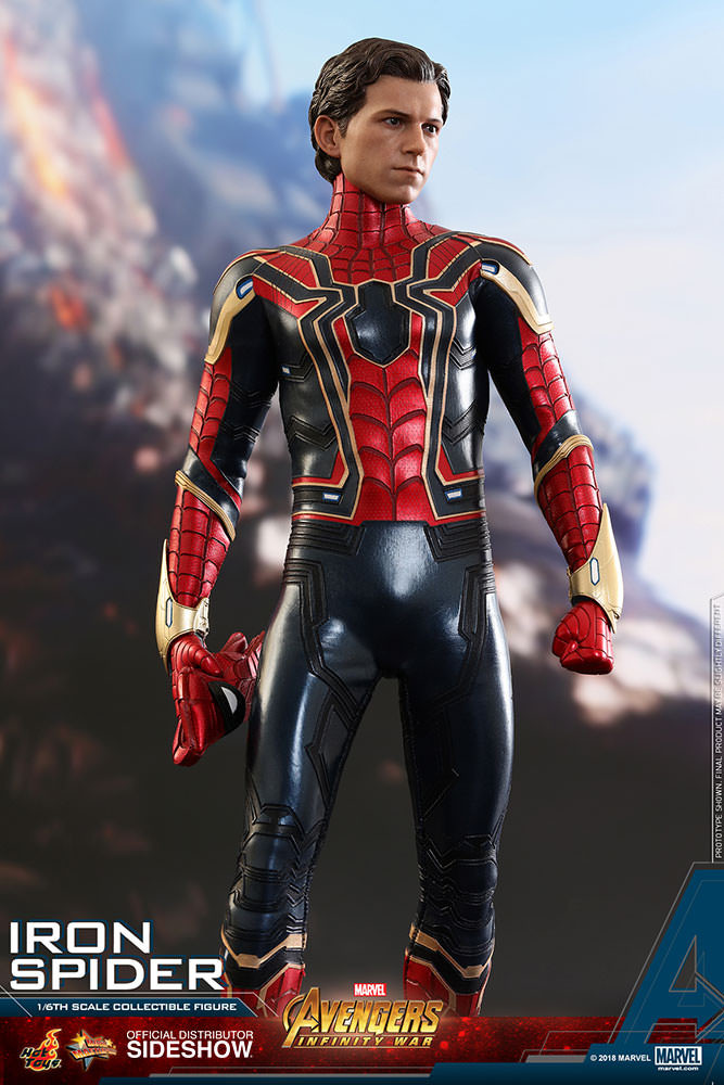 Hot Toys Avengers Infinity War Iron Spider Movie Masterpiece Series