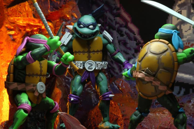 【NECA】新品 正規品 TMNT タートルズ ガーフェロ＆オーディ フィギュア 豆魚雷限定】TMNT Archie Comics × Garfield/ ガーフェロ & オーディ