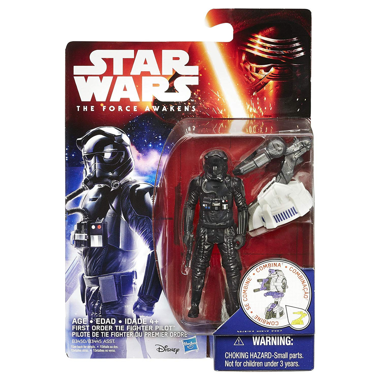 Hasbro Star Wars Force Awakens First Order Tie Pilot Action Figure