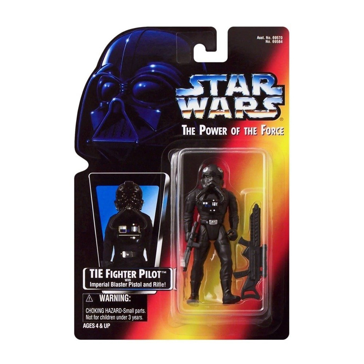 Tie fighter deals pilot action figure