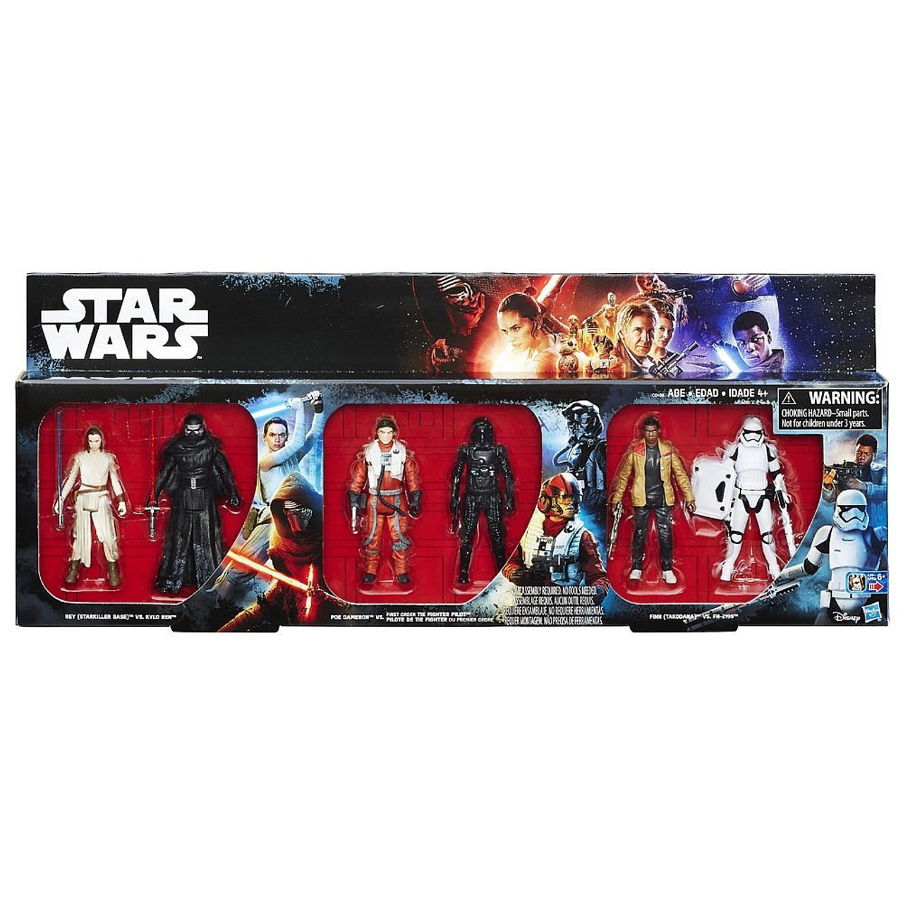 Hasbro Star Wars The Force Awakens Action Figure 6 pack