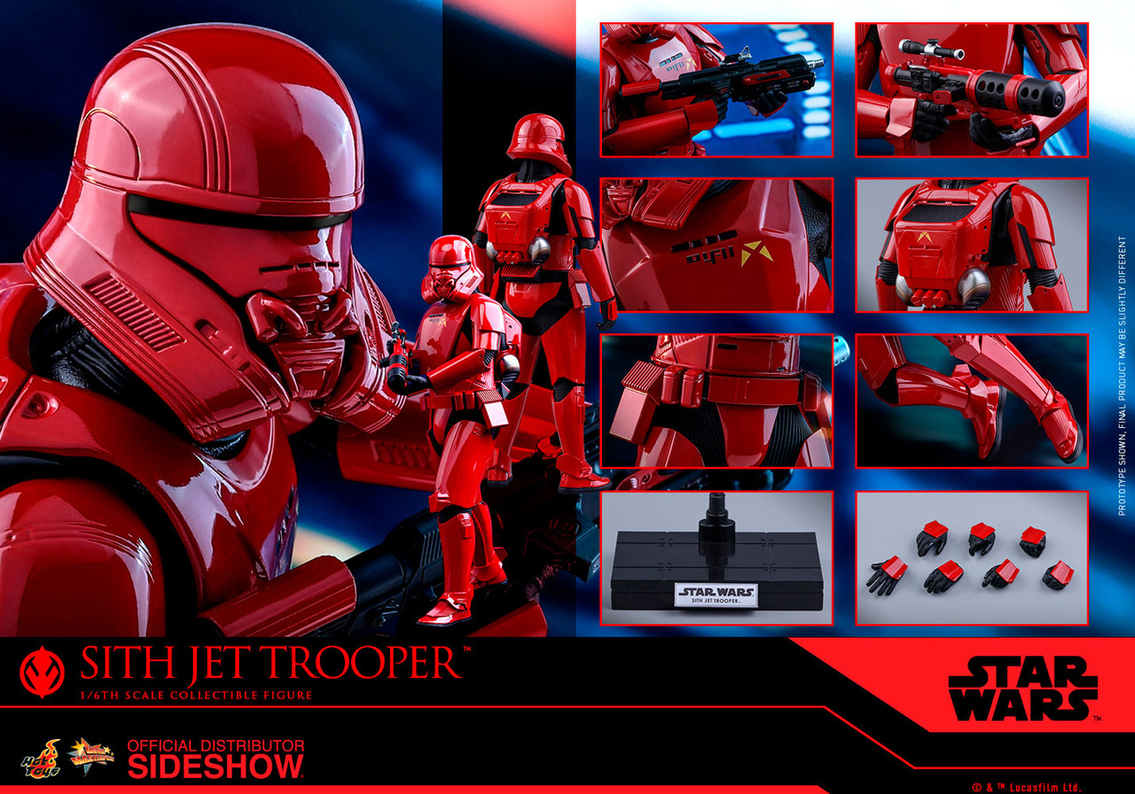 Hot Toys Star Wars Sith Jet Trooper The Rise of Skywalker - Movie