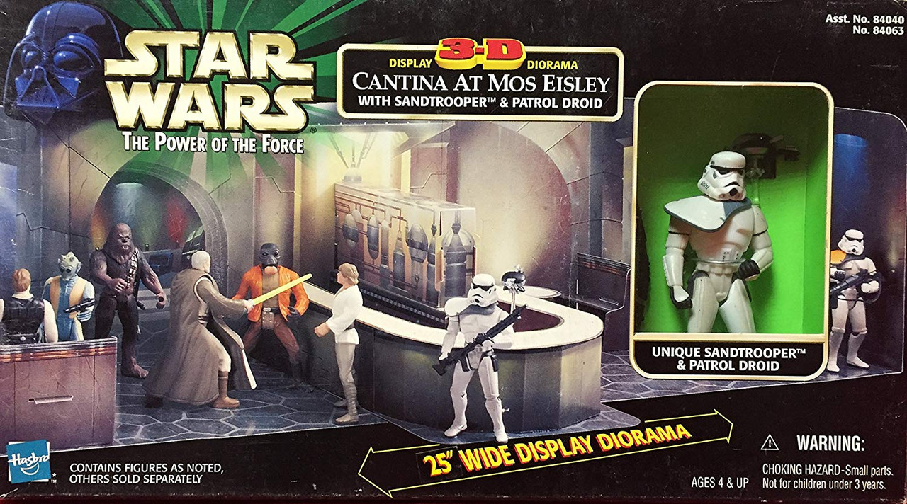 Hasbro Star Wars POTF Cantina at Mos Eisley 3-D Display Diorama