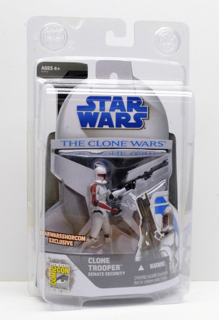 Hasbro Star Wars Clone Trooper Senate Security 2008 SDCC Exclusive