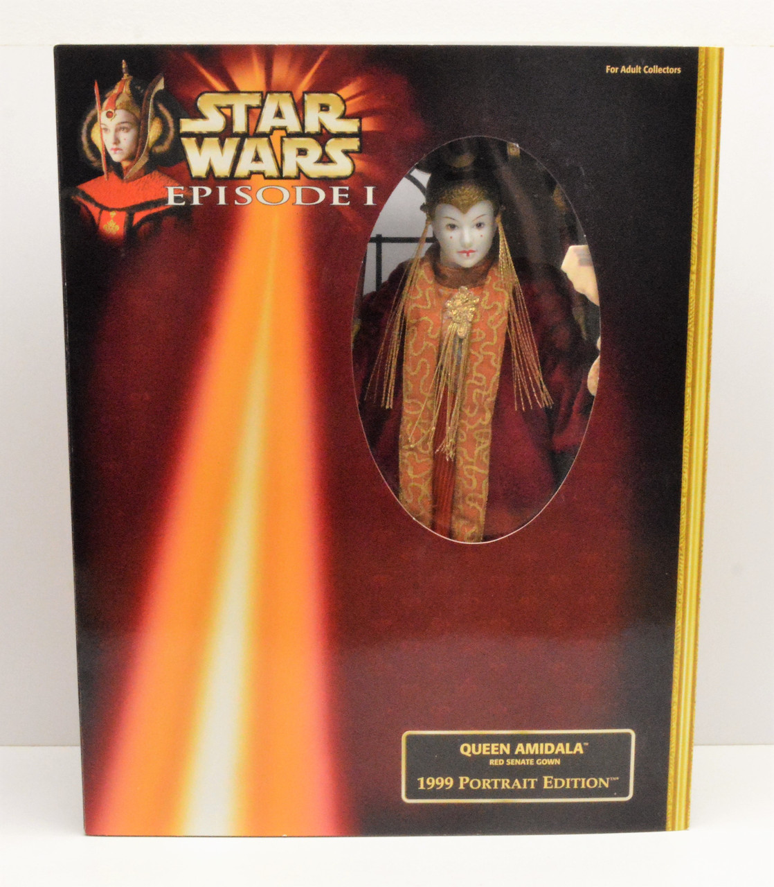 Hasbro Star Wars Queen Amidala Red Senate Gown 1999 Portrait Edition 12in  Action Figure