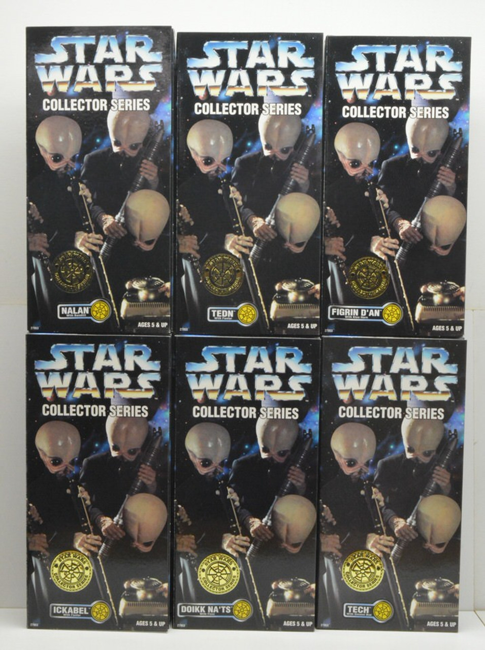 Kenner Star Wars Action Collection Cantina Band Set of Six 12in Action  Figures