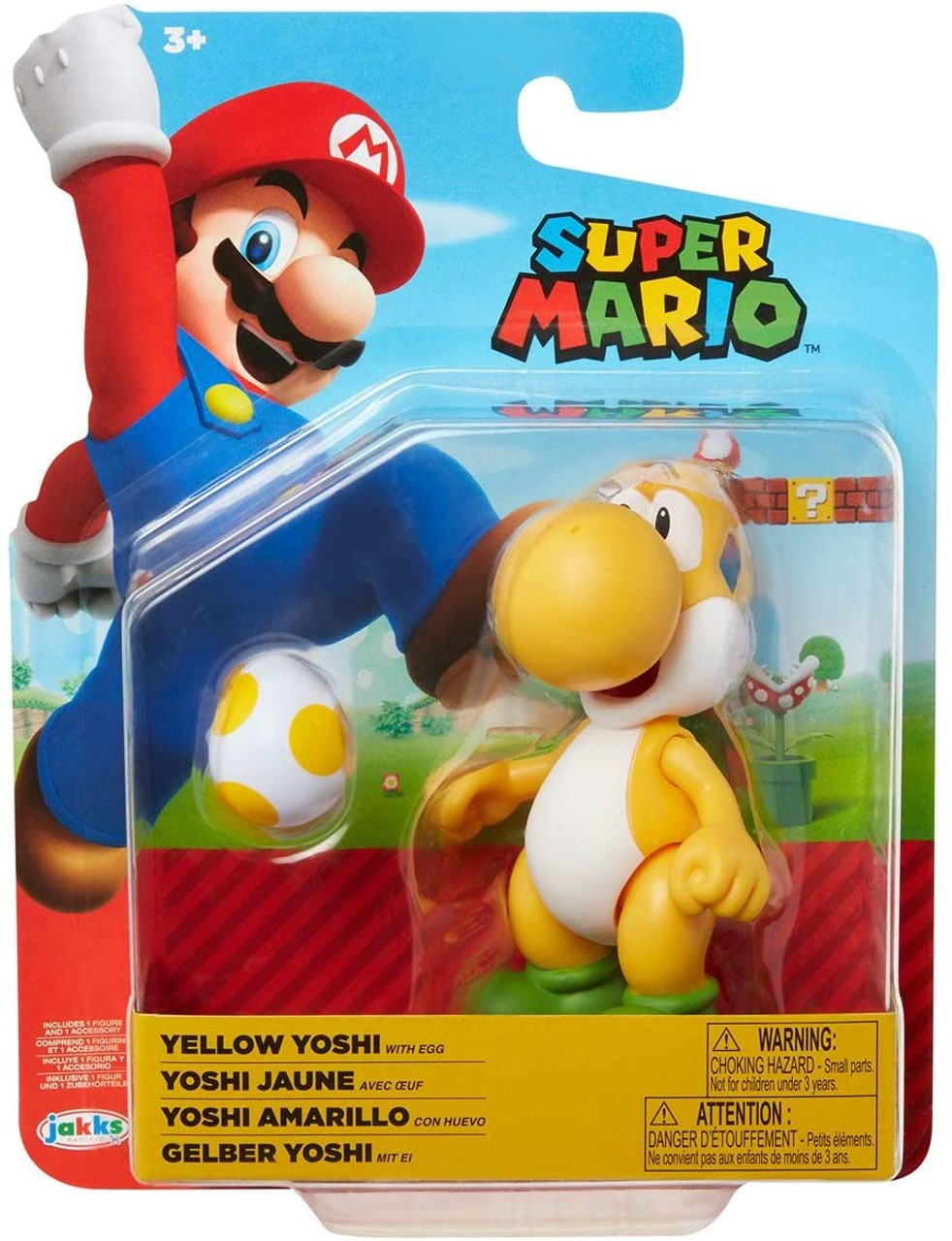 Jakks Yellow Yoshi Action Figure