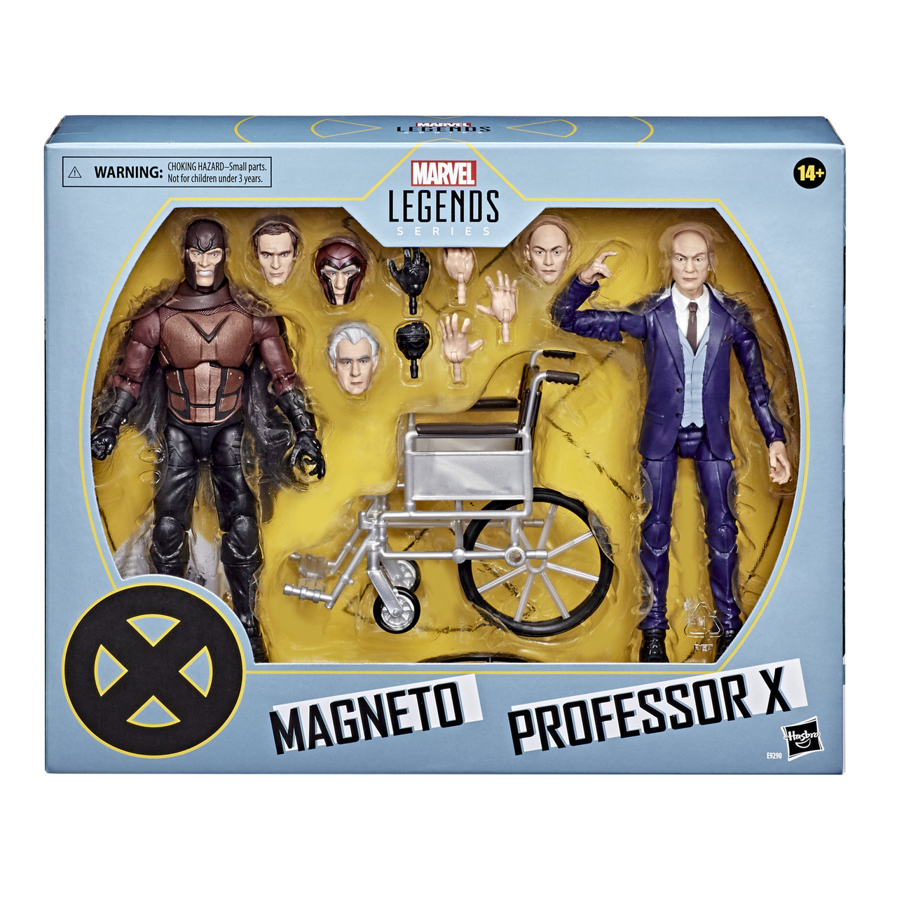 Hasbro Marvel Legends Series X-Men Magneto and Professor X 6-inch  Collectible Action Figure Set