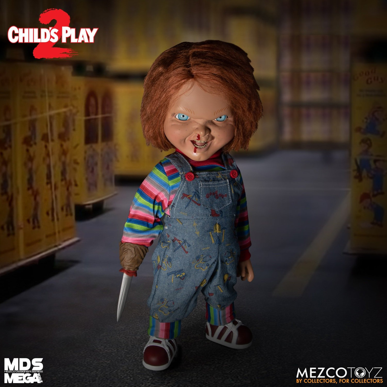 Mezco MDS Mega Scale Child's Play 2: Talking Menacing Chucky