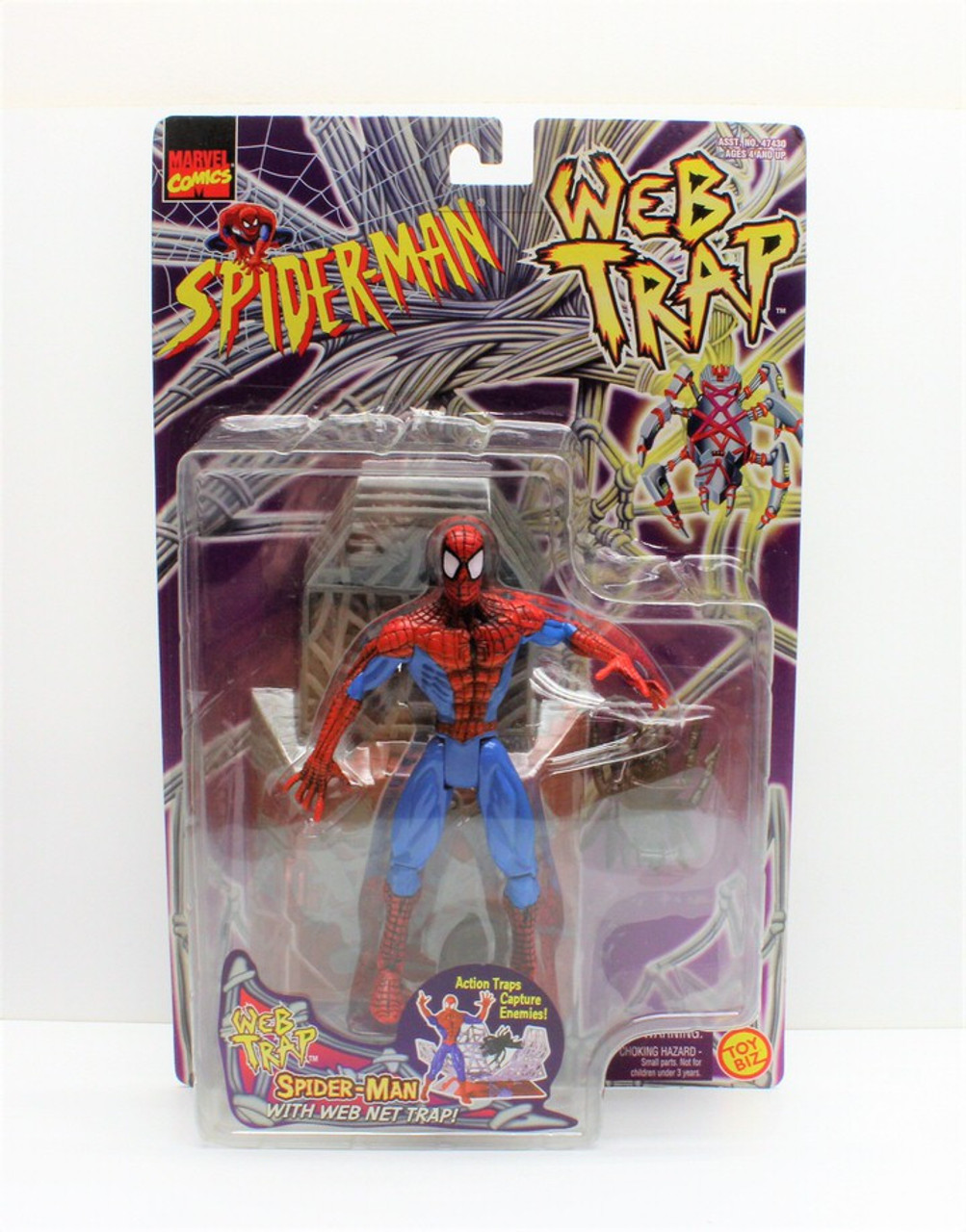 ToyBiz Web Trap Spider-Man Action Figure