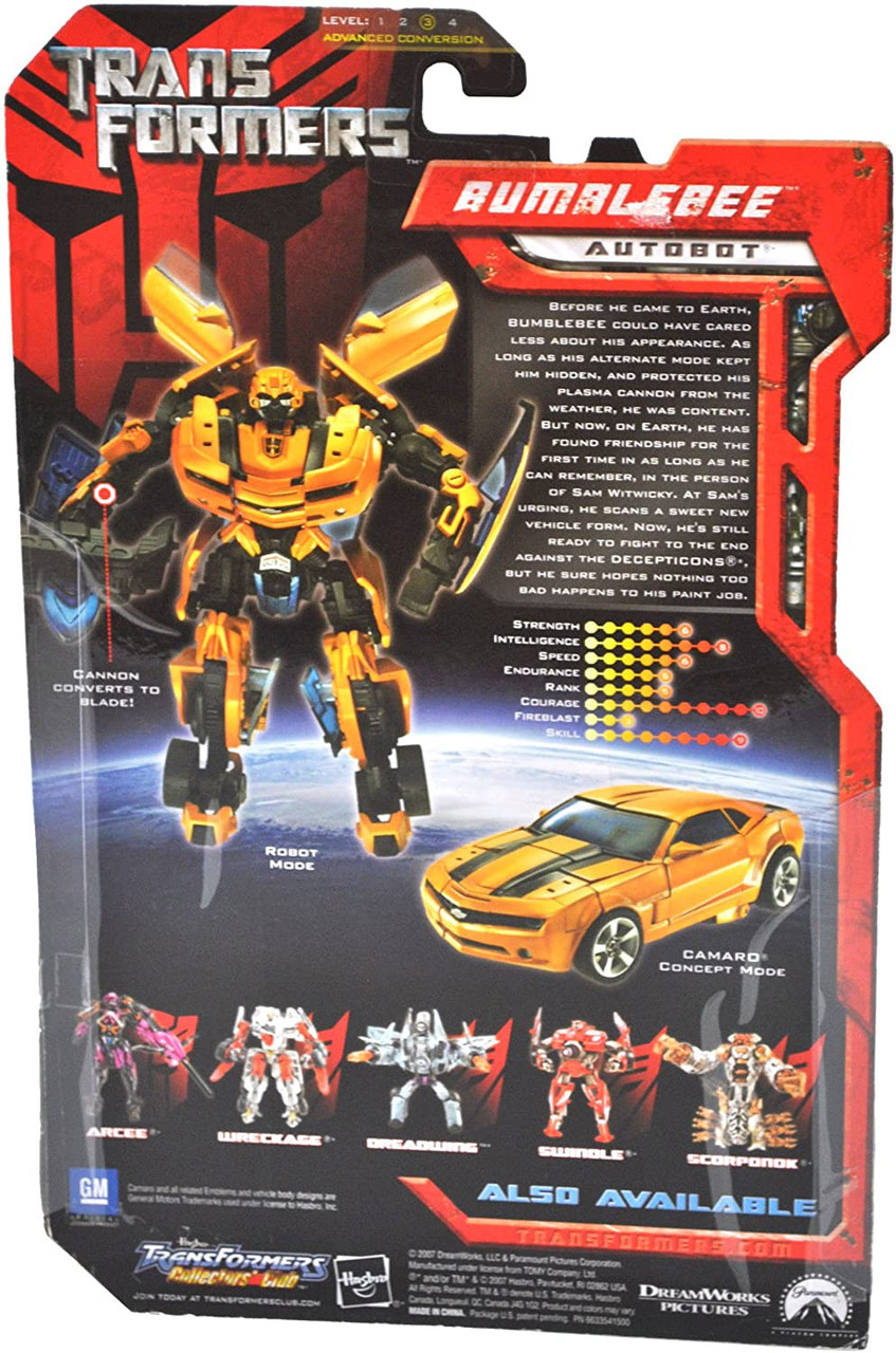 TRANS FORMERS 2007 THE MOVIE HERO COMES TO LIFE ULTIMATE BUMBLEBEE Hasbro  New