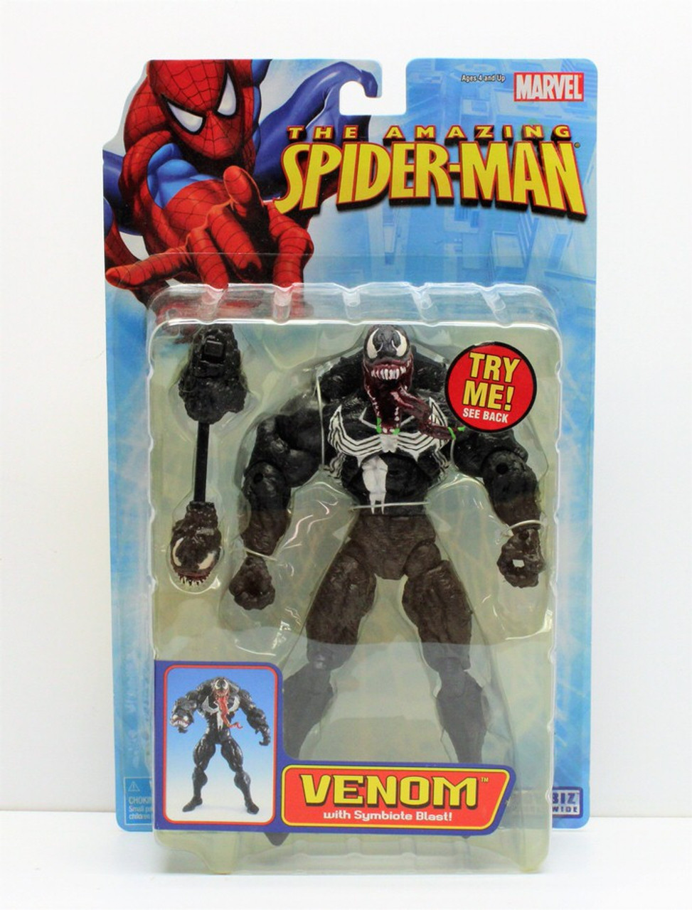 ToyBiz The Amazing Spider-Man Venom Symbiote Blast Action Figure