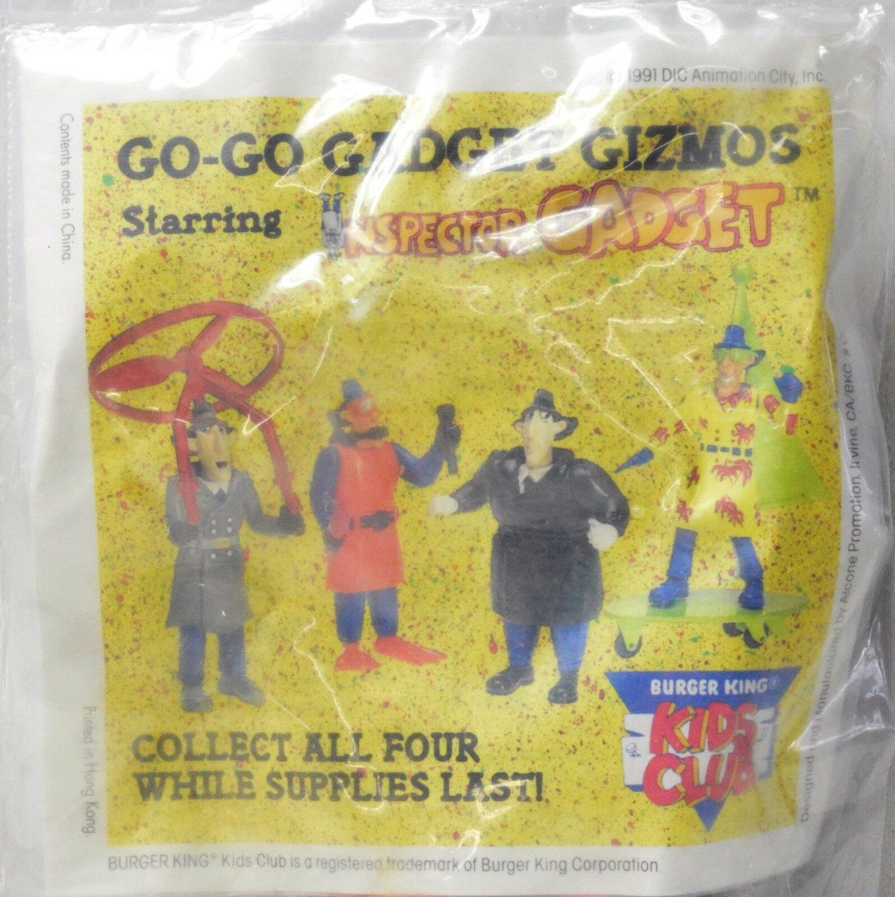 Burger King (1991) Inspector Gadget Surf/Skate version action figure