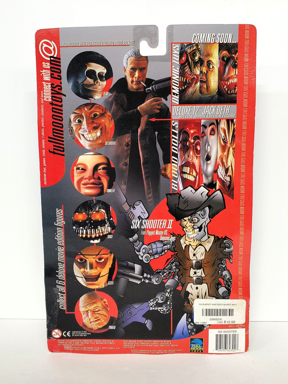 Full Moon Toys Puppet Master Six Shooter Action Figure