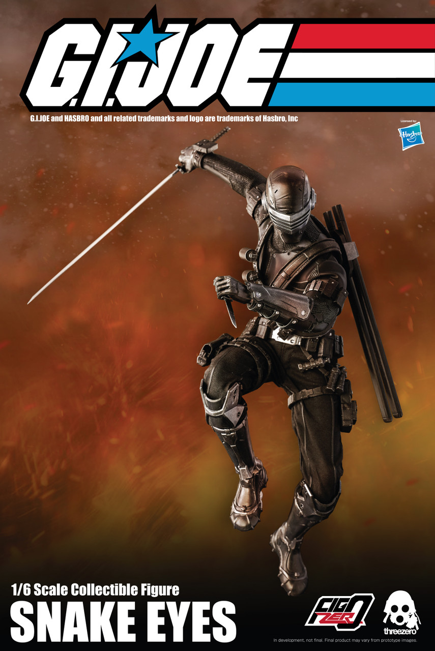 HASBRO 東亜重工 蛇目 / SNAKE EYES 1/6スケール ThreeZero Hasbro GI Joe Snake Eyes 1/6th scale action figure