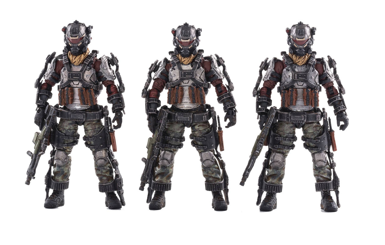 Joy Toy Skeleton Forces Double Sickle Squad 1/18 action figure 3 pack