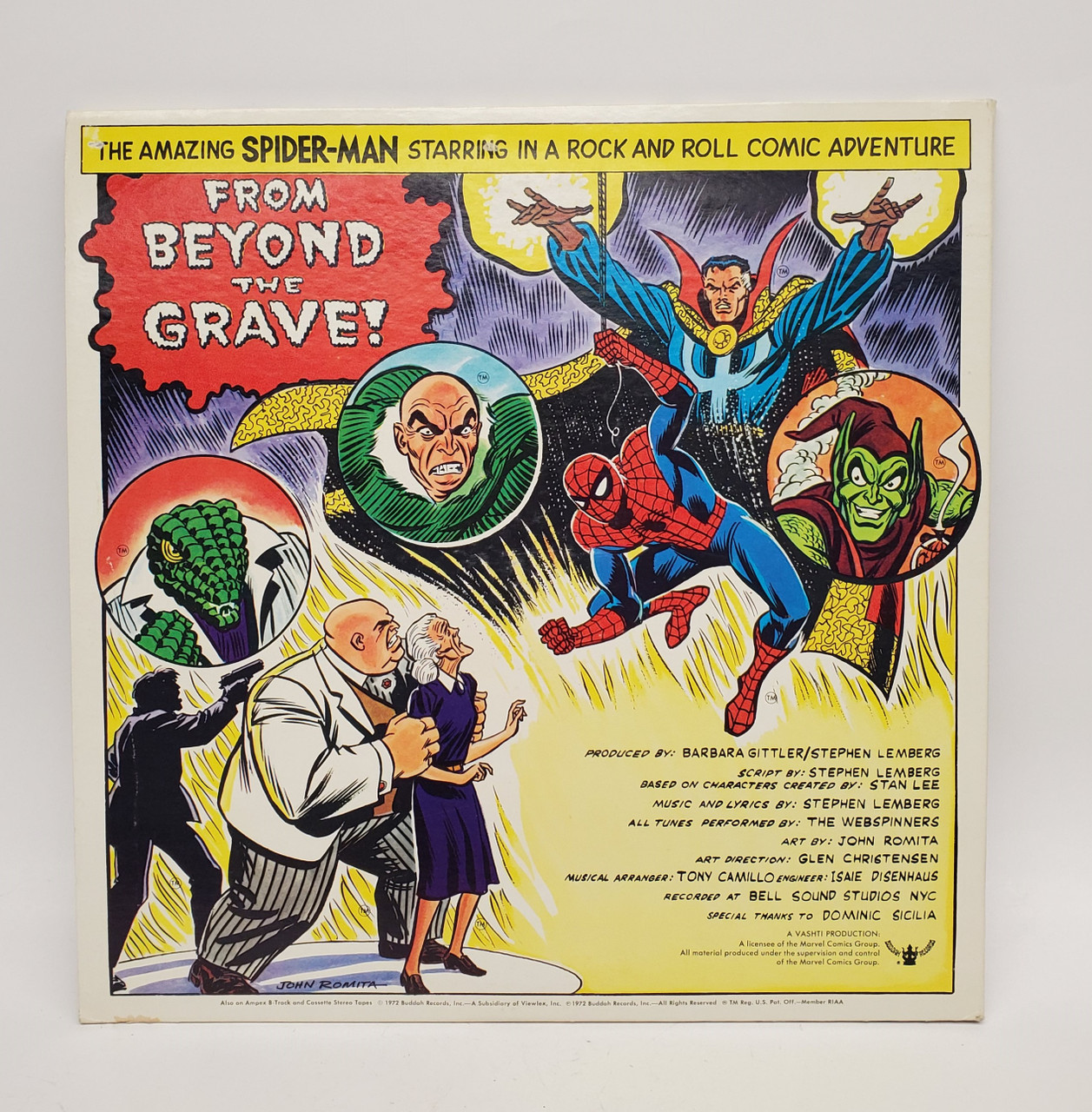 The Amazing Spider-Man Rockomic (Rock Comic): From Beyond the Grave (1972)