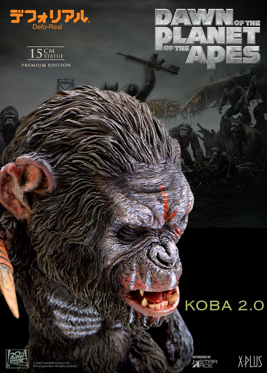 Star Ace Planet of the Apes Koba Defo-Real with Spear