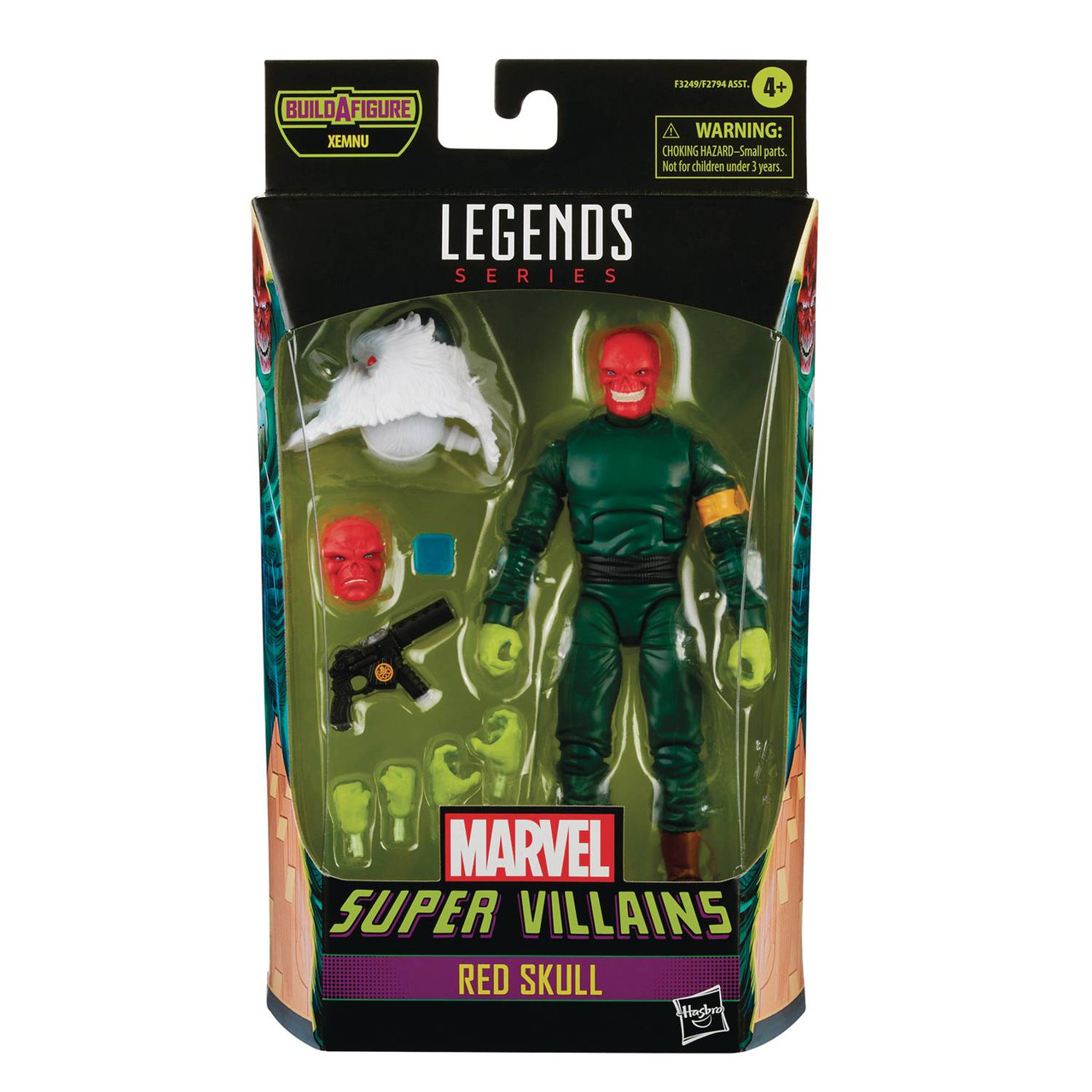 Hasbro Marvel Legends Villains Red Skull Action Figure
