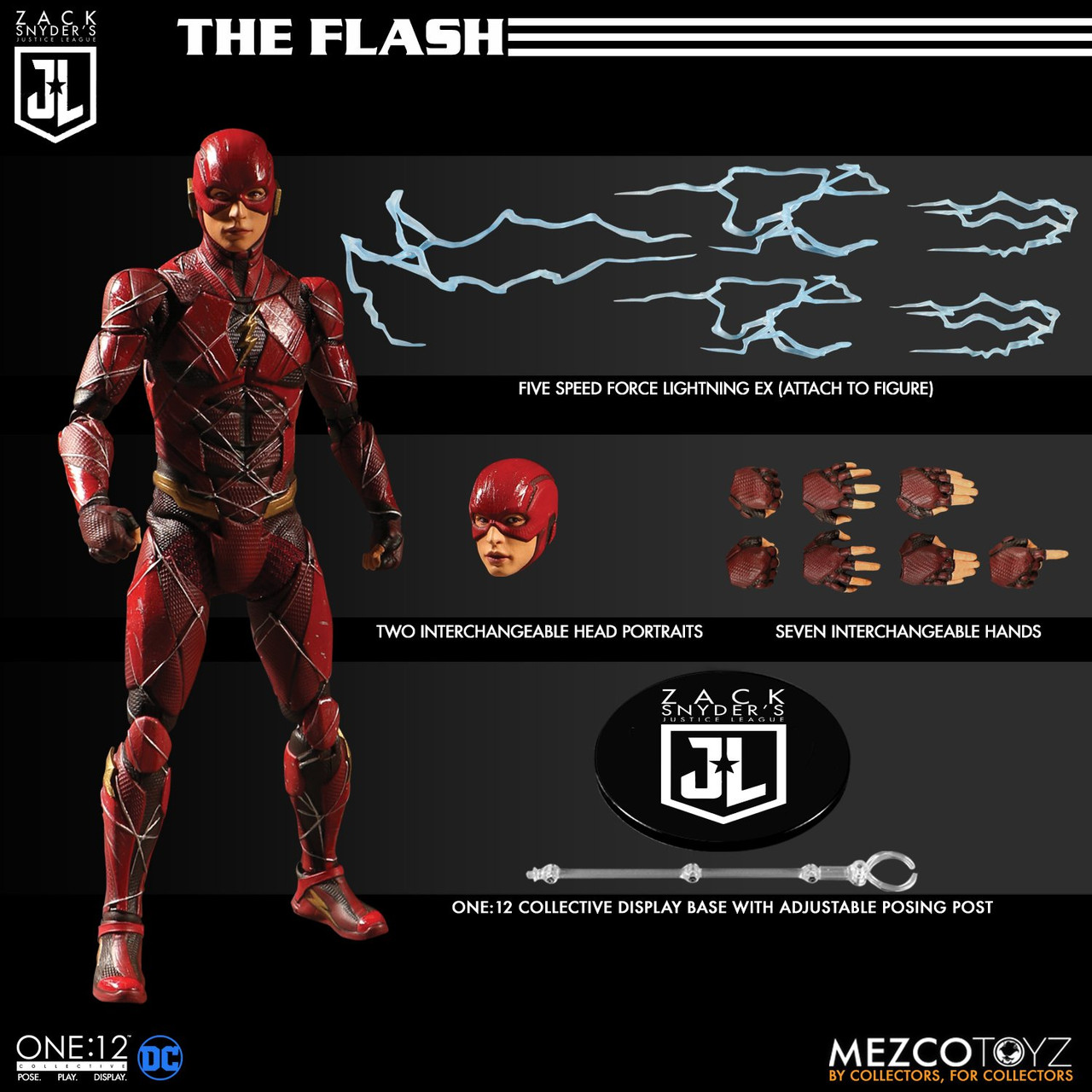 Mezco One:12 Collective Zack Snyder's Justice League Deluxe Steel