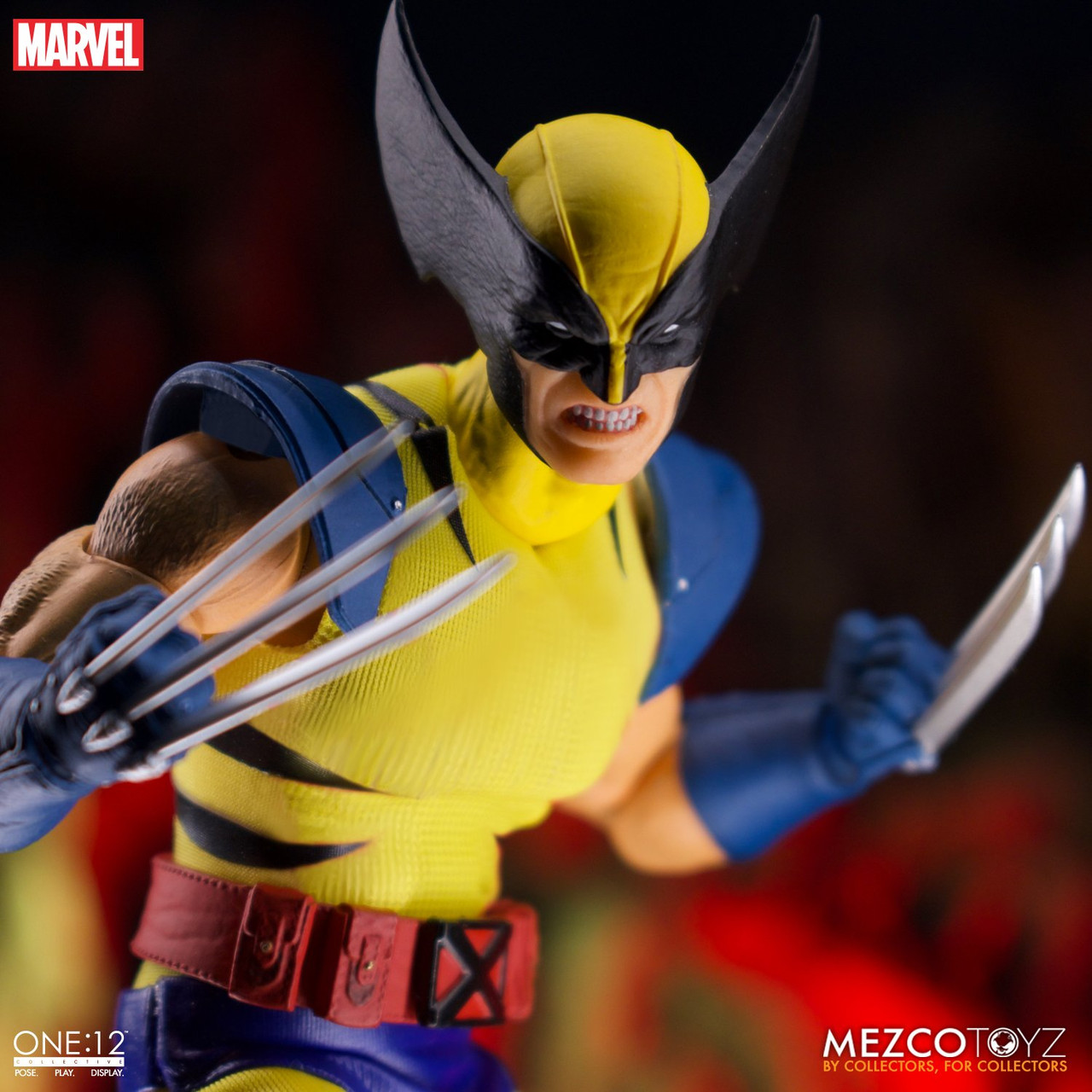 Mezco One:12 Collective Classic Tiger Stripe Wolverine NYCC Exclusive