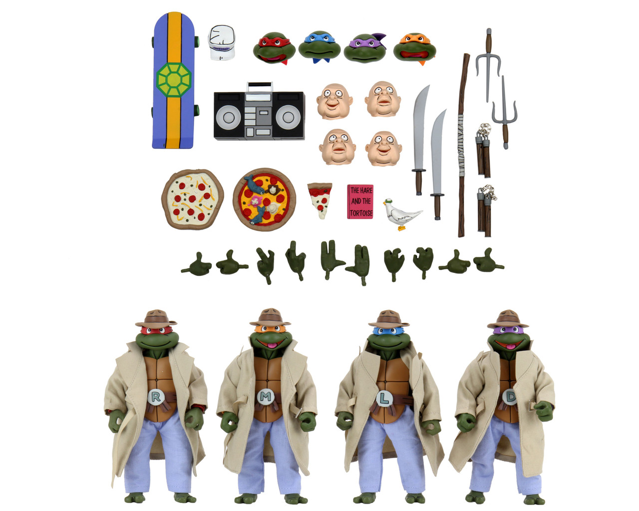 NECA TMNT Turtles in Disguise まとめ売り NECA TMNT Turtles in Disguise 4-pack