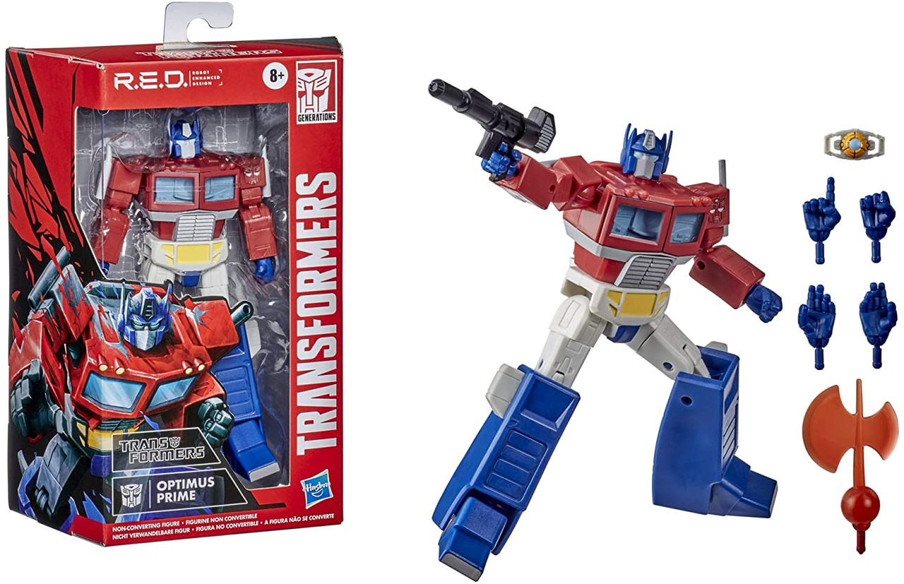 Hasbro Transformers R E D Robot Enhanced Design G1 Optimus Prime Action Figure Hasbro Transformers R E D Robot Enhanced Design G1 Optimus Prime Action Figure