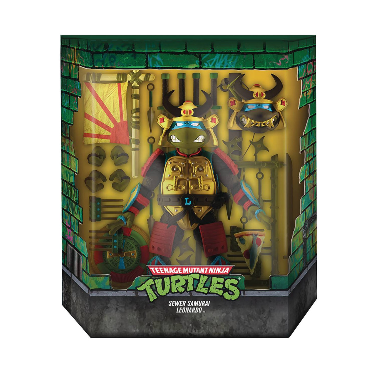 Super7 TMNT Ultimates Leo the Sewer Samurai Action Figure