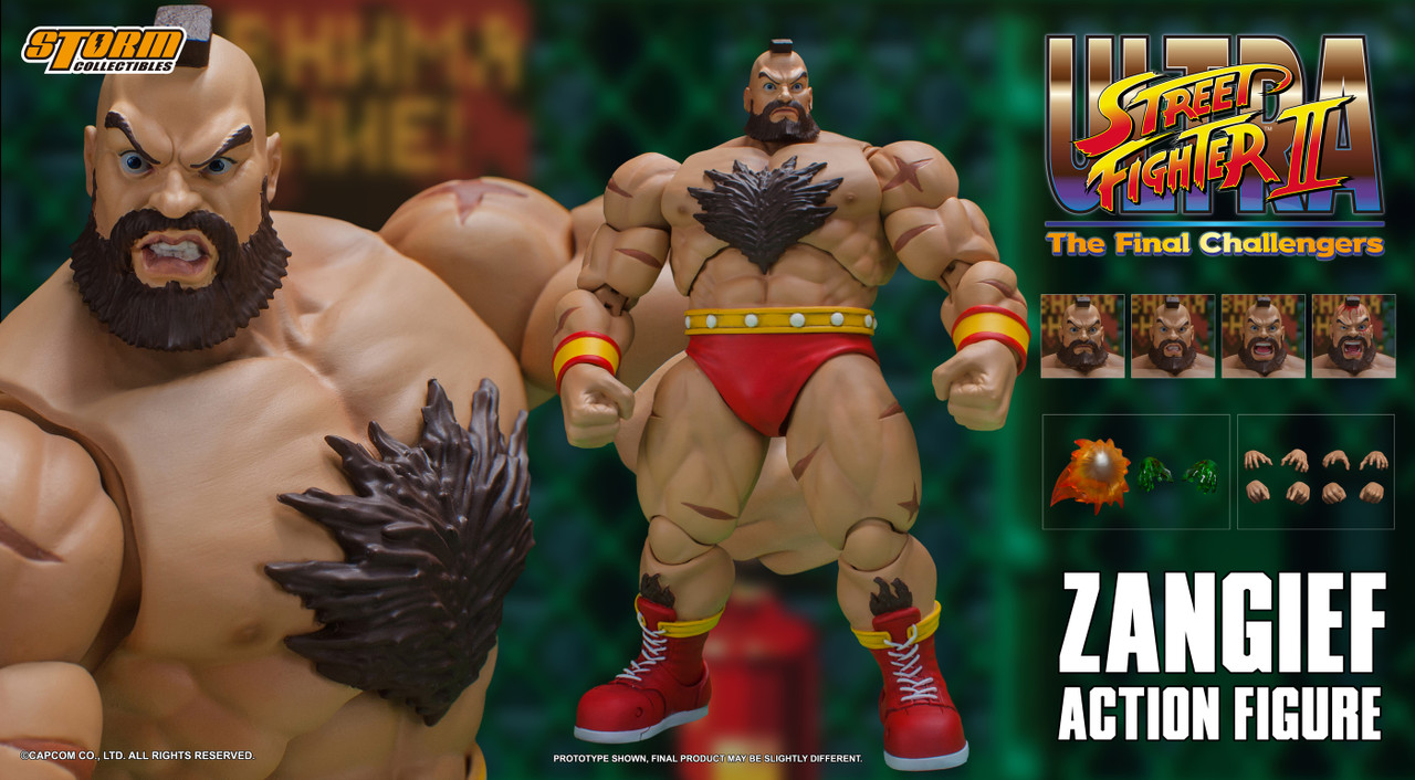 Storm collectibles Zangief Action Figure Street Fighter 30th Anniversary  Toys