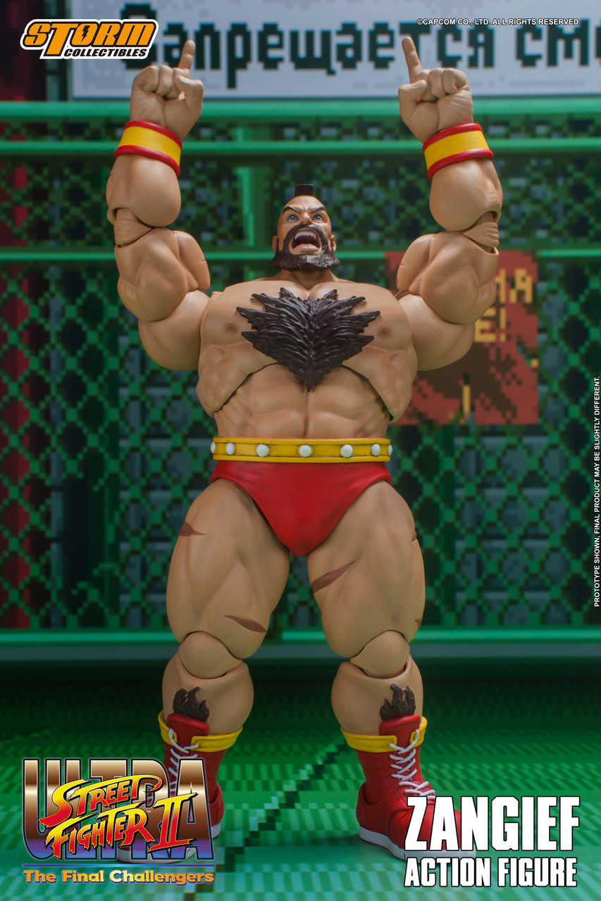 Storm collectibles Zangief Action Figure Street Fighter 30th Anniversary  Toys