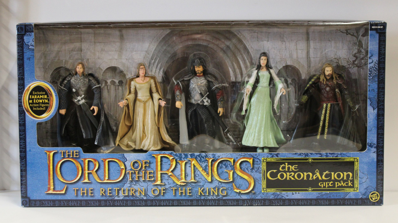 ToyBiz Lord the Rings Black The Coronation action figure pack