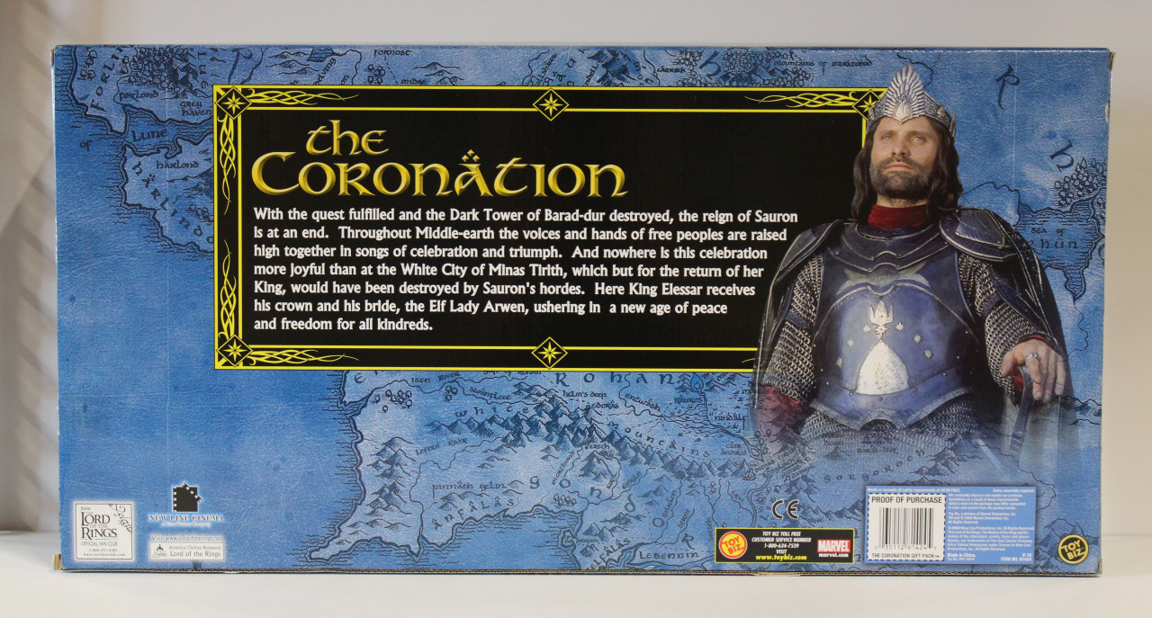 ToyBiz Lord of the Rings Black The Coronation action figure Gift pack