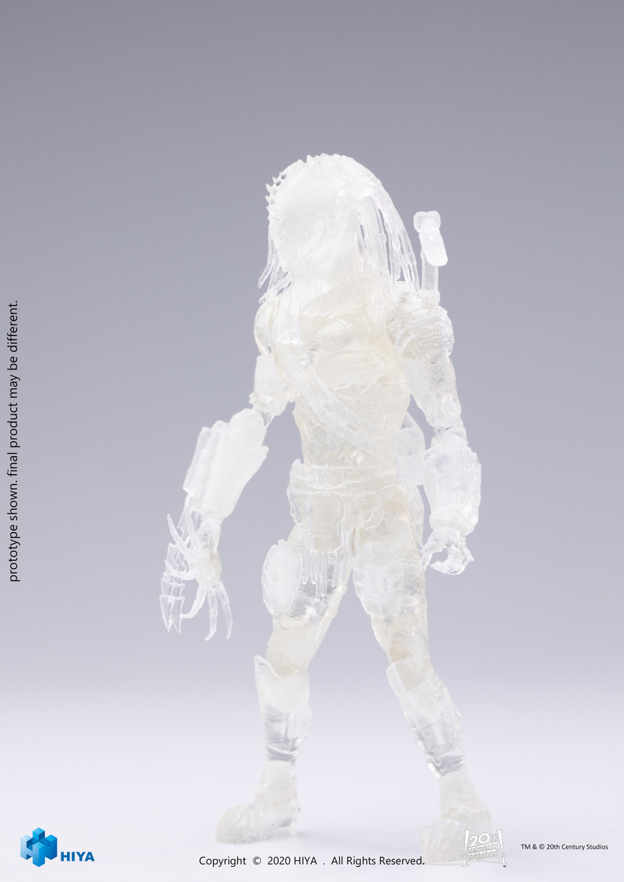 Hiya AVP 2 Invisible Wolf Predator 1/18th scale Action Figure