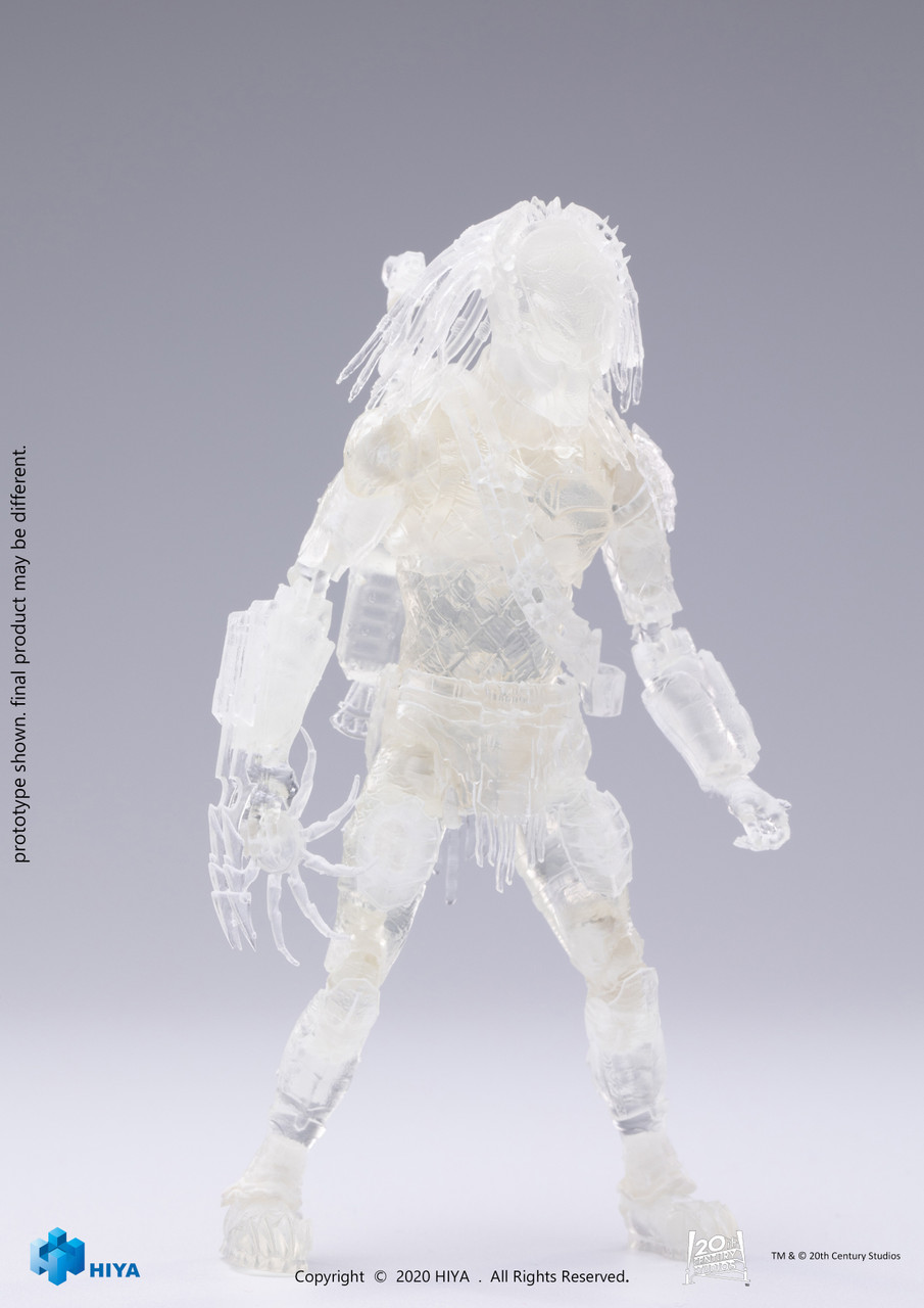 Hiya AVP 2 Invisible Wolf Predator 1/18th scale Action Figure