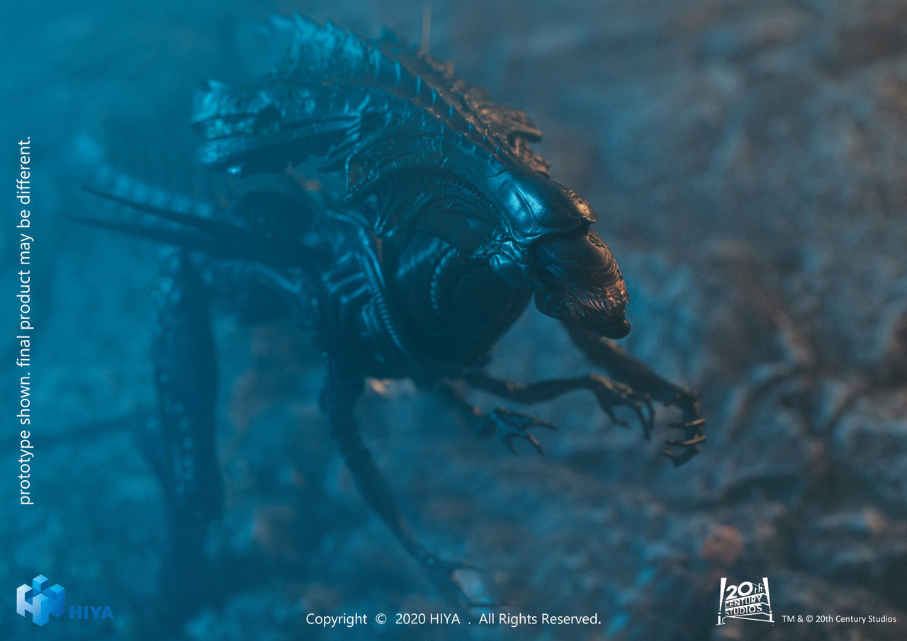 Hiya AVP Alien Queen Battle Damage 1/18th scale Action Figure