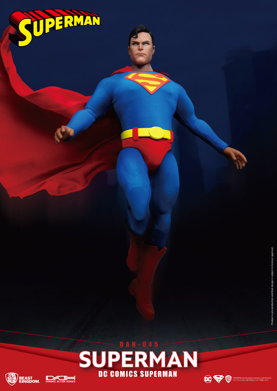 DC COMICS DAH-045 DYNAMIC 8-CTION HEROES SUPERMAN ACTION FIGURE