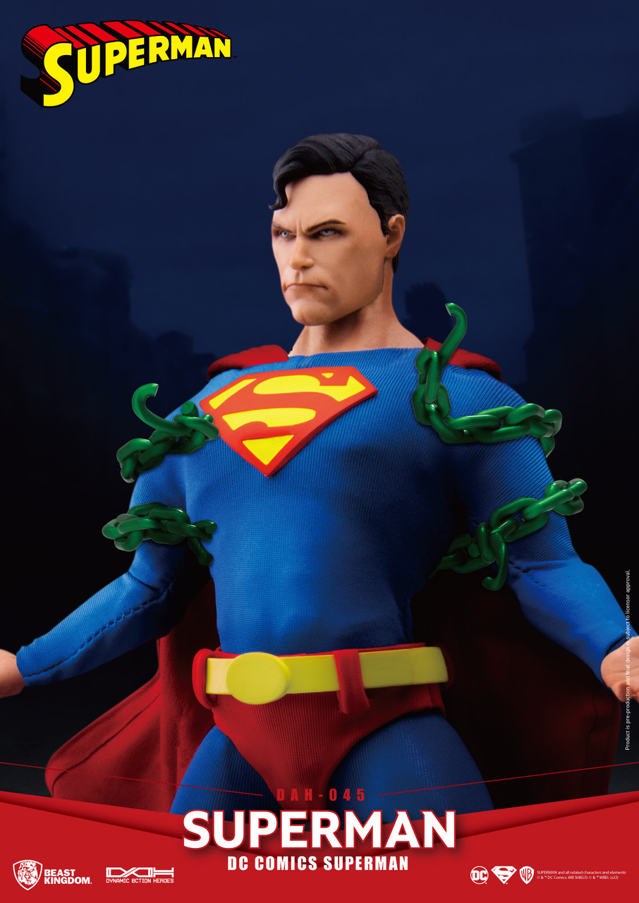 DC COMICS DAH-045 DYNAMIC 8-CTION HEROES SUPERMAN ACTION FIGURE