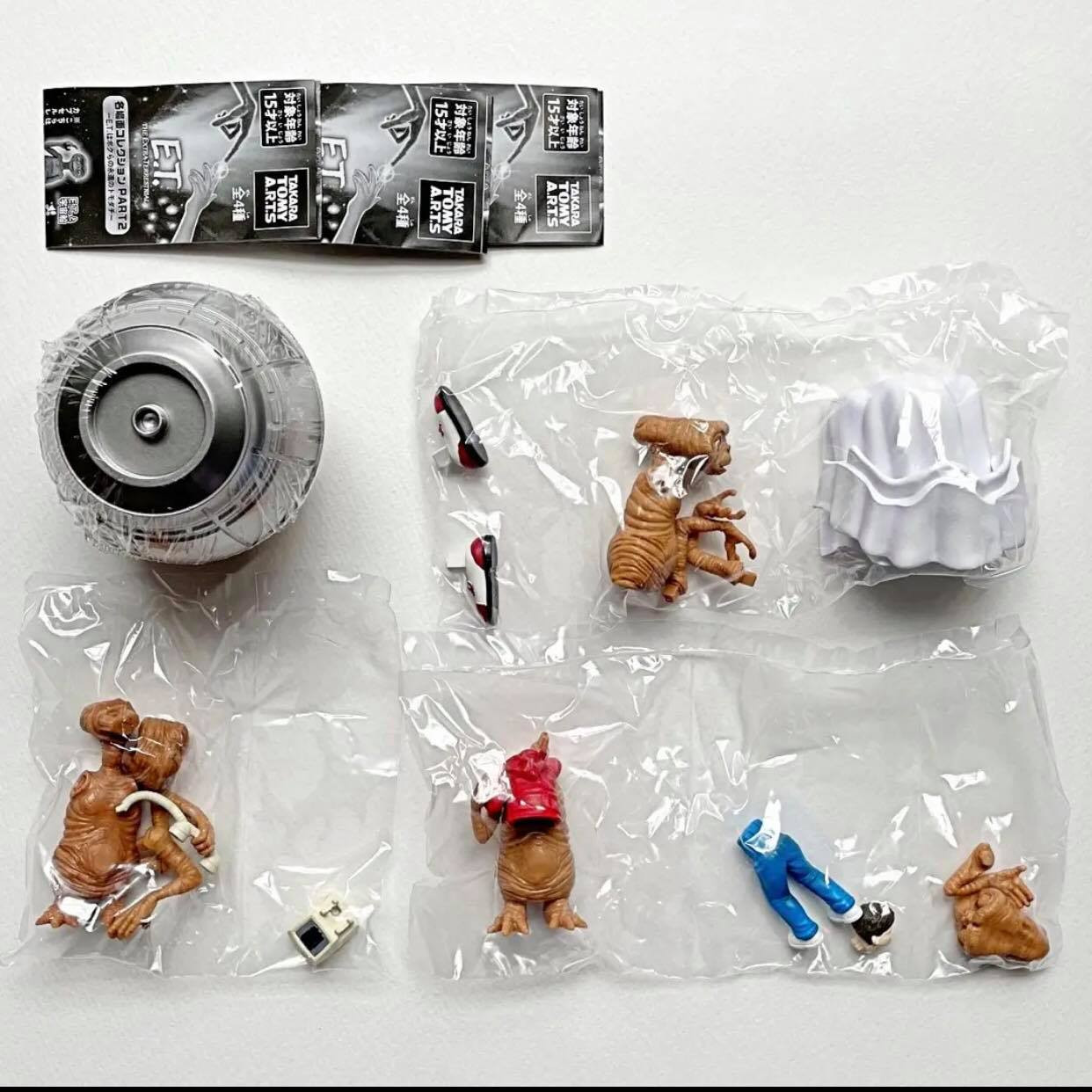 Takara Tomy Arts E.T. Famous Scene collection Set of 4