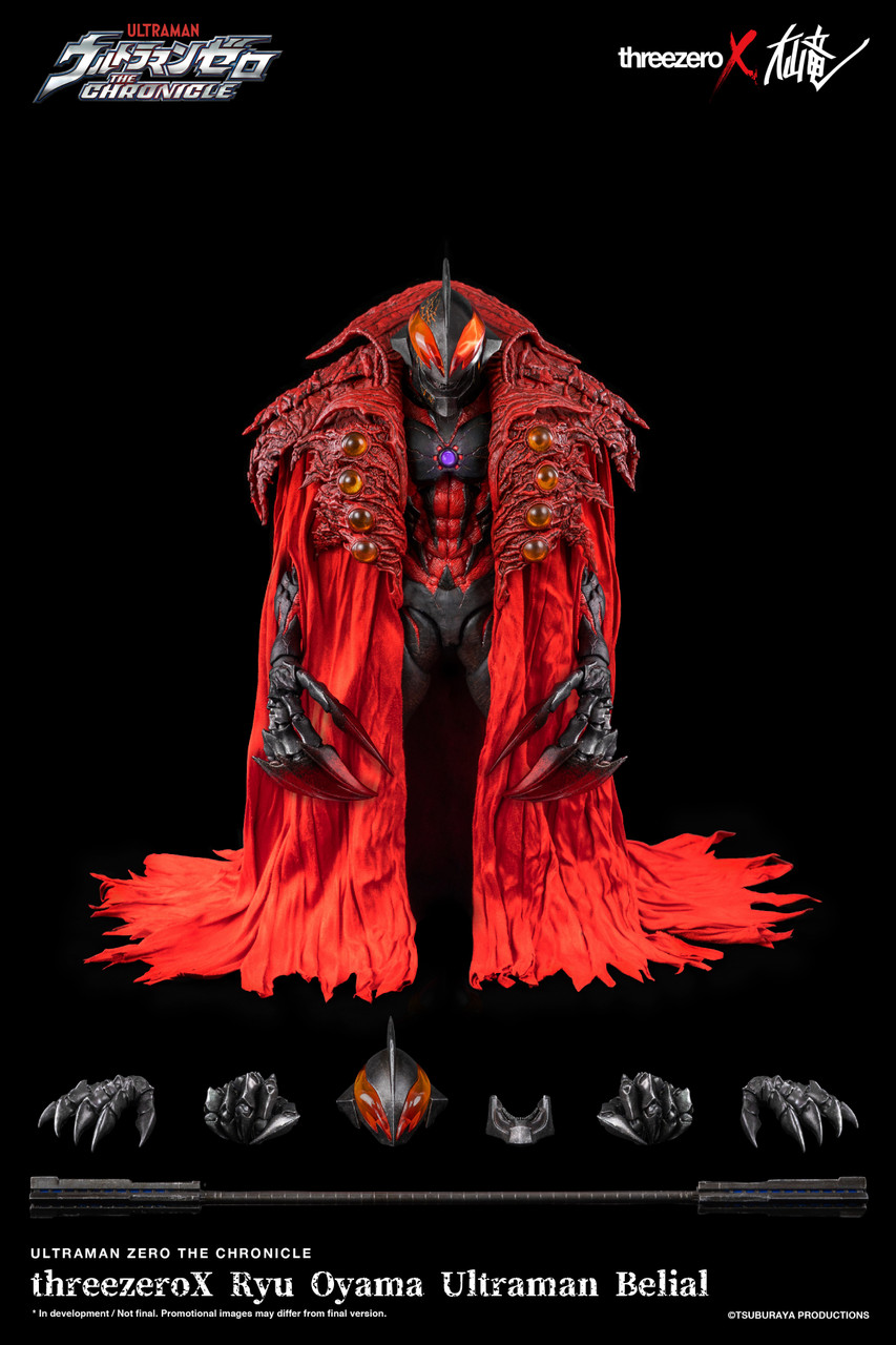 threeZero X Ryu Oyama ULTRAMAN Belial 1/6 scale collectors figure
