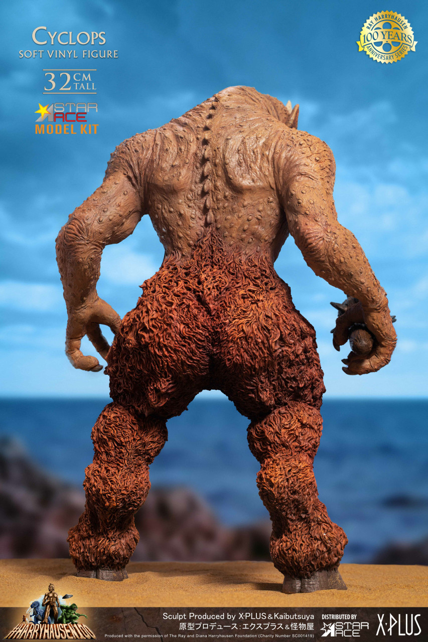 Star Ace Ray Harryhausen's Cyclops 30cm Soft Vinyl Model Kit