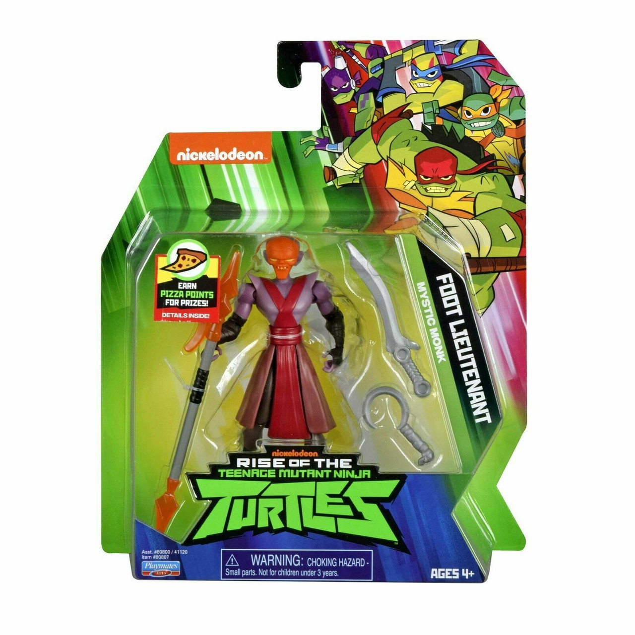 PLAYMATES RISE OF THE TEENAGE MUTANT NINJA TURTLES TMNT ACTION FIGURES  80800 TOY