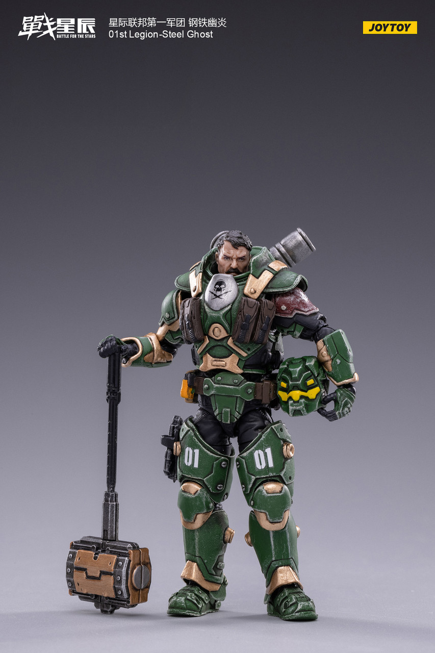 JOYTOY 暗源 戦星辰 19ST LEGION GHOST SQUAD JOYTOY 1/18 19st LEGION GHOST UNITED & Grace 4 Action