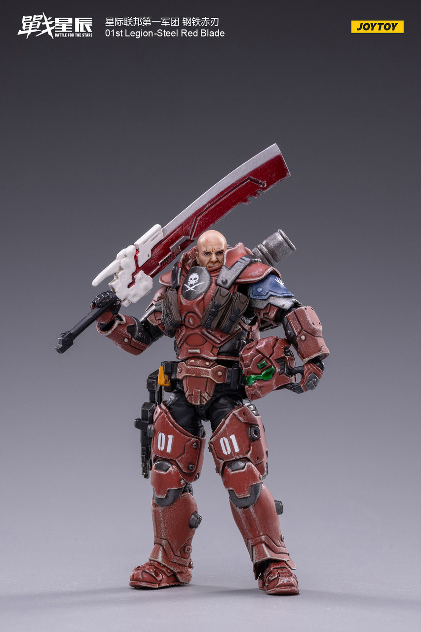 Joy Toy 01st Legion Steel Steel Red Blade 1/18th Scale Action Figure