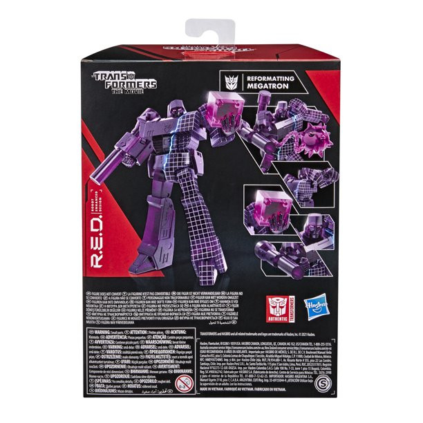 Megatron Transformers & Robots Action Figures The Transformers R.E.D ...