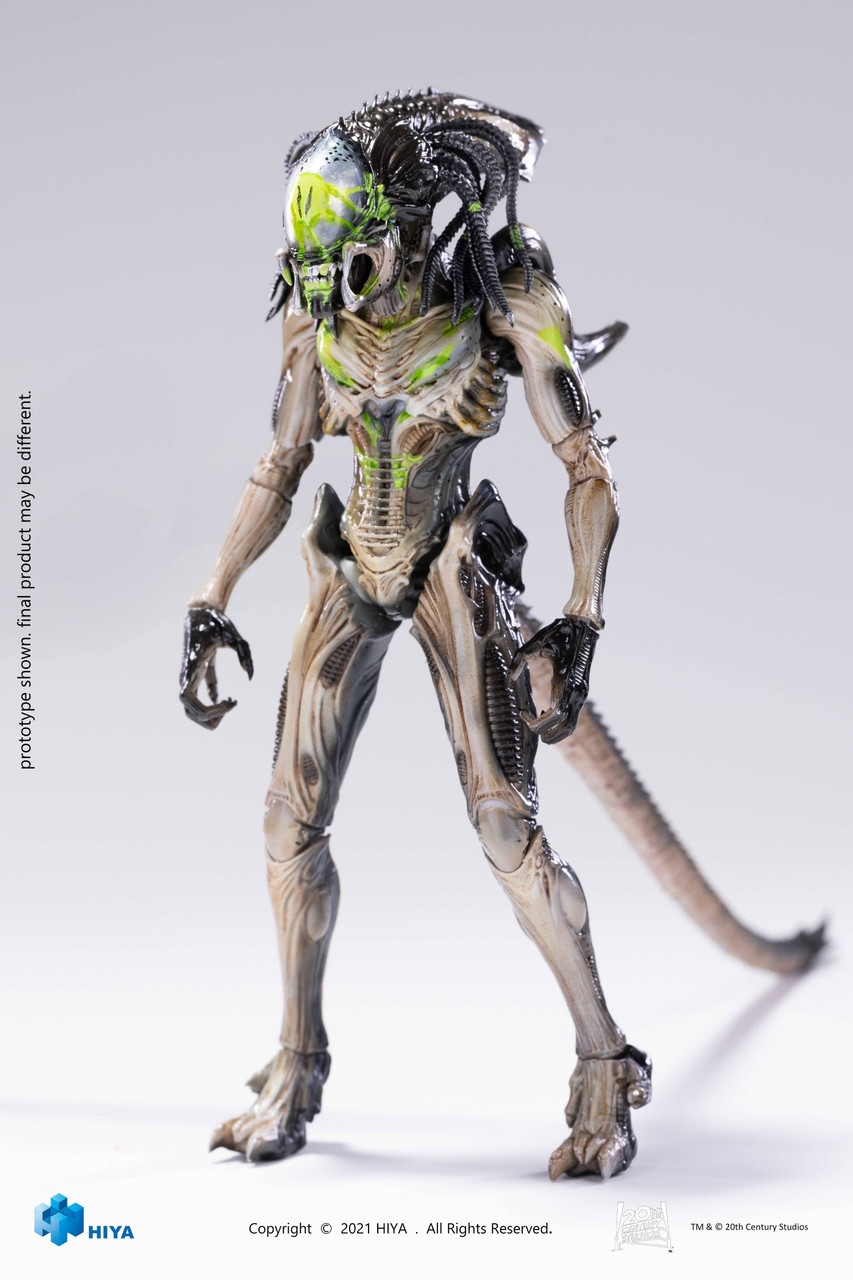 HIYA AVP Hybrid Predalien Battle Damaged 1:18th Scale Action Figure