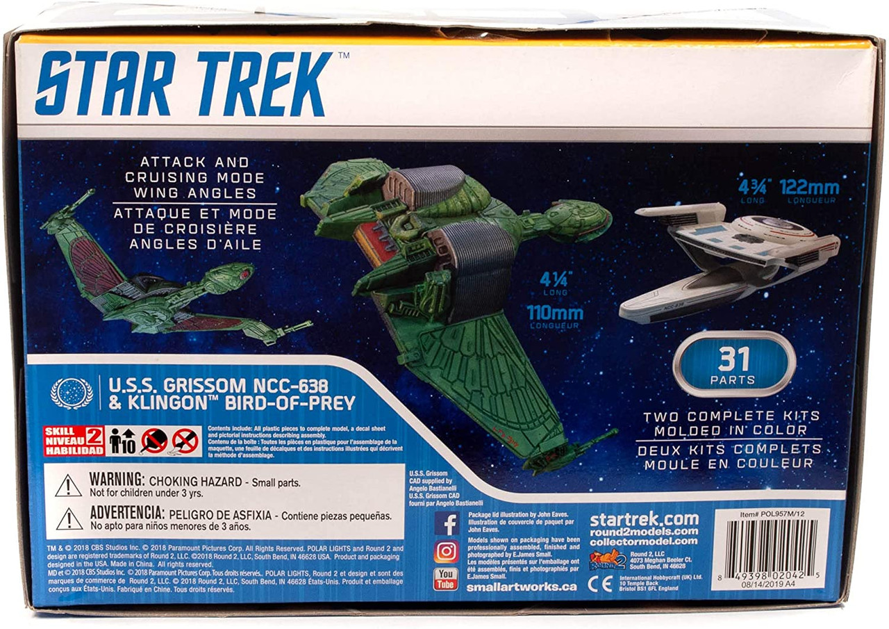 Polar Lights Star Trek U.S.S. Grissom and Klingon Bird of Prey