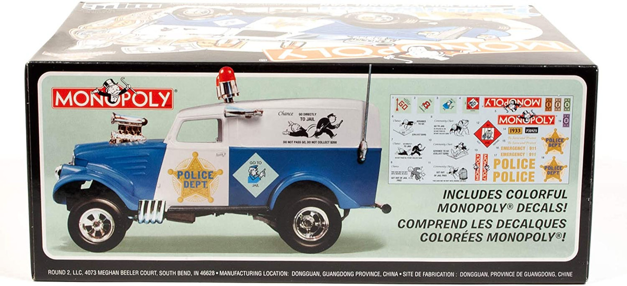 mpc 1/25 ウイリスパネルバン パディワゴン Paddy wagon MPC Monopoly Paddy Wagon Model Kit