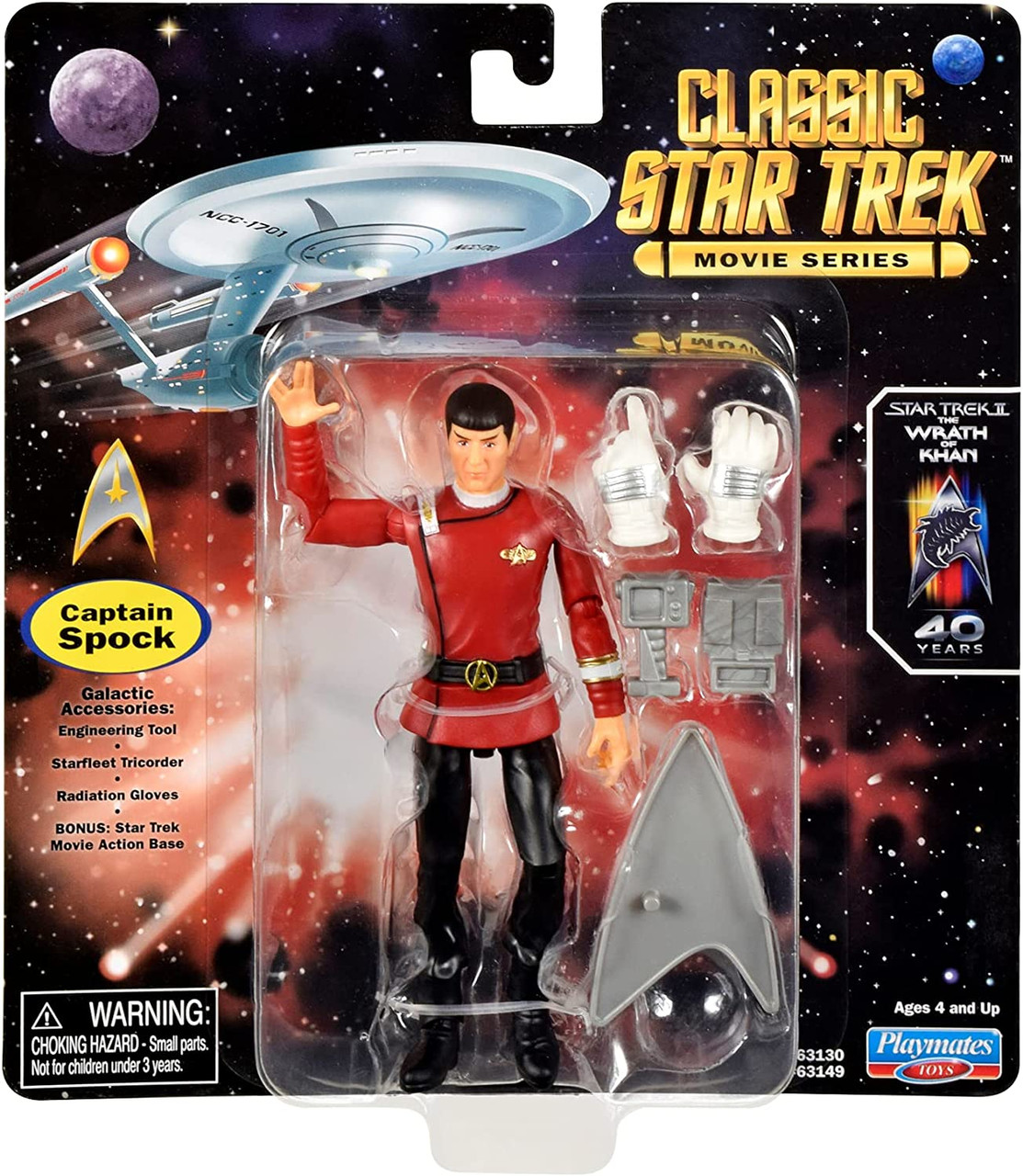 Playmates Star Trek TWOK Captain Spock 5