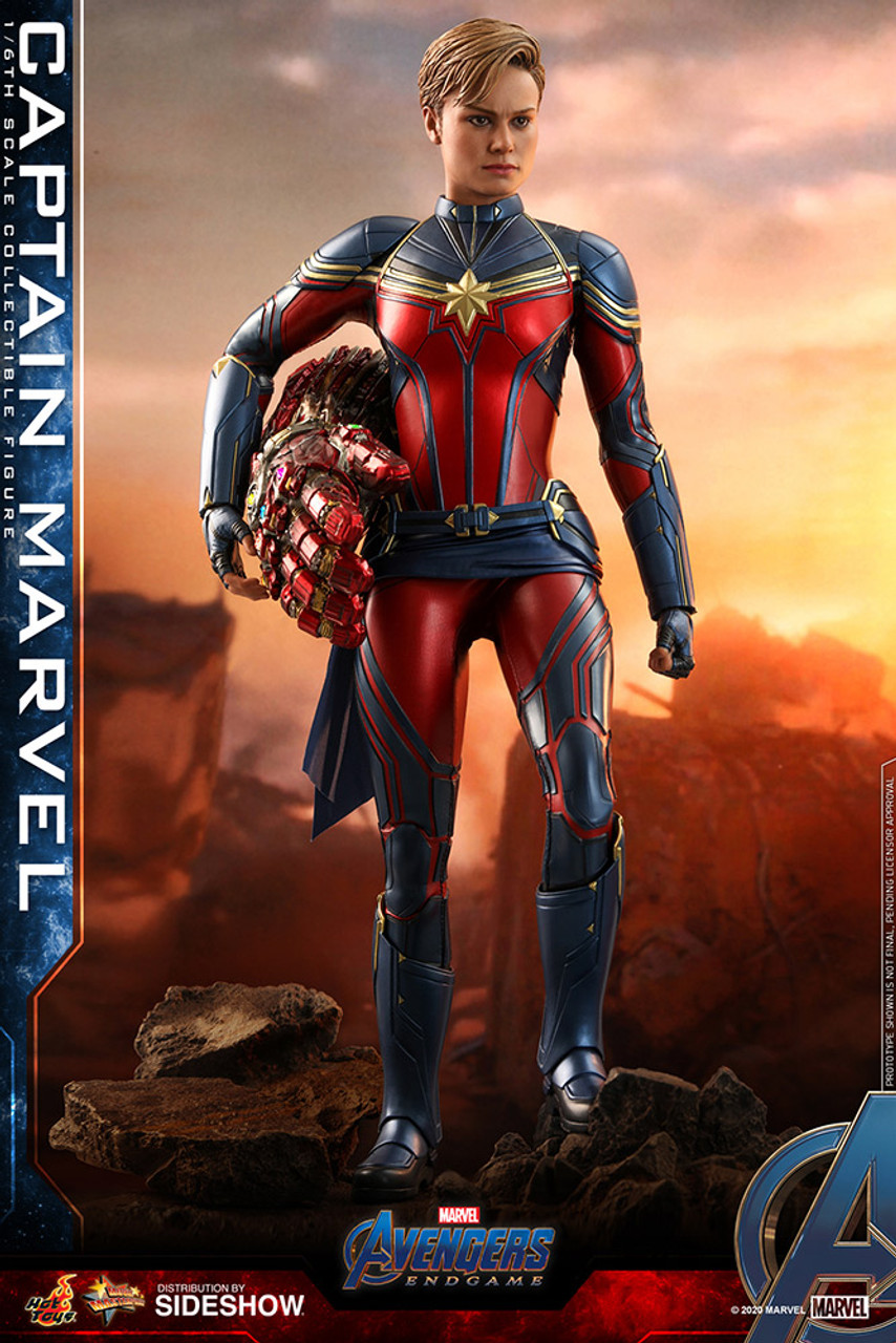 Hot Toys Avengers Endgame Movie Masterpiece Series Captain Marvel